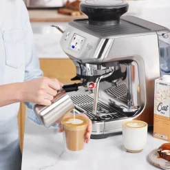 Sage Appliances SES881BSS Barista Touch Impress Bean-to-Cup Espresso Coffee Machine - Brushed Steel