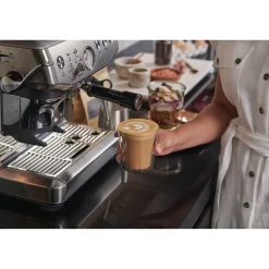 Sage Appliances SES876BSS Barista Express Impress Bean-to-Cup Espresso Coffee Machine - Silver