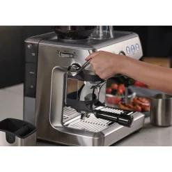 Sage Appliances SES876BSS Barista Express Impress Bean-to-Cup Espresso Coffee Machine - Silver