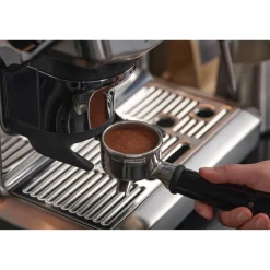 Sage Appliances SES876BSS Barista Express Impress Bean-to-Cup Espresso Coffee Machine - Silver