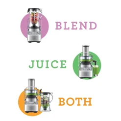Sage Appliances SJB815BSS 3X Bluicer Pro Juicer & Blender - Stainless Steel