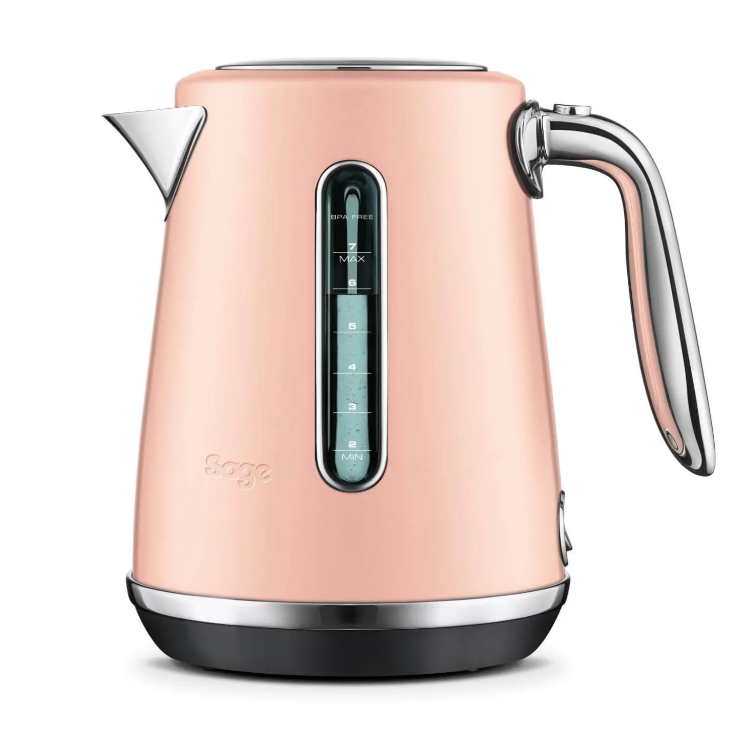Sage Appliances SKE735RWM Soft Top Luxe Kettle - Rosewater Meringue