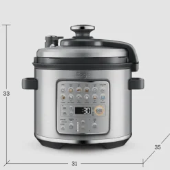 Sage Appliances SPR680BSS The Fast Slow GO Pressure Cooker - Stainless Steel