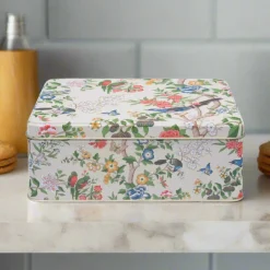 Sanderson Deep Rectangular Tin - Chinolserie