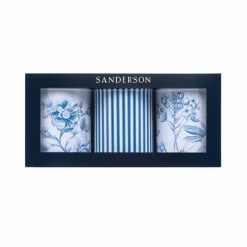 Sanderson Set Of 3 Caddies - Etchings & Roses