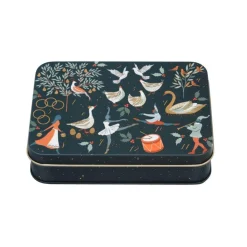 Sara Miller Christmas Small Rectangular Tin - 12 Days of Christmas