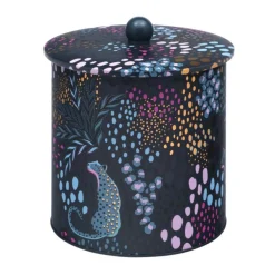 Sara Miller London Biscuit Barrel - Midnight Leopard