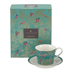 Sara Miller London Chelsea Tea Cup & Saucer - Green