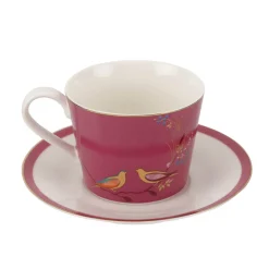 Sara Miller London Chelsea Tea Cup & Saucer - Pink