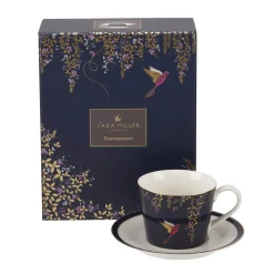Sara Miller London Chelsea Tea Cup & Saucer - Navy
