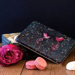 Sara Miller London Deep Rectangular Tin - Hummingbird Paradise