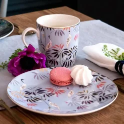 Sara Miller London India Set Of 4 Cake Plates - Assorted