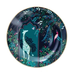 Sara Miller London India Set Of 4 Cake Plates - Assorted