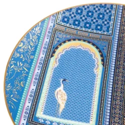 Sara Miller London India Set Of 4 Cake Plates - Assorted