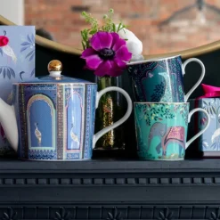 Sara Miller London India 4 Cup Teapot - Lattice Windows