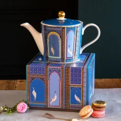 Sara Miller London India 4 Cup Teapot - Lattice Windows