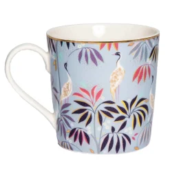 Sara Miller London India 340ml Mug - Crane Garden