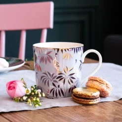 Sara Miller London India 340ml Mug - Crane Garden