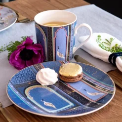 Sara Miller London India 340ml Mug - Lattice Windows