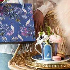 Sara Miller London India 340ml Mug - Lattice Windows