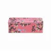 Sara Miller London Orchard Birds Deep Rectangular Tin - Coral