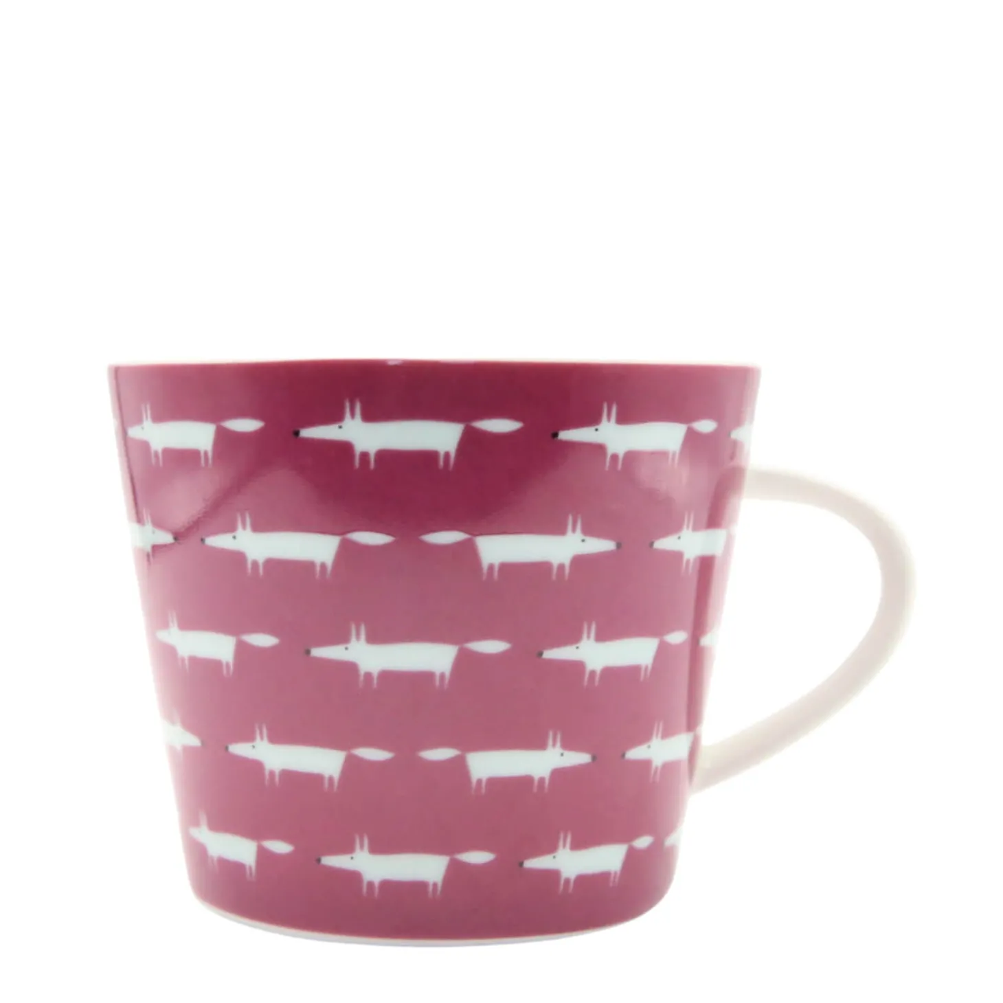 Scion Living Midi Fox 350ml Porcelain Mug - Berry