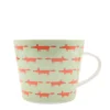 Scion Living Midi Fox 350ml Porcelain Mug - Sage & Poppy