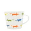 Scion Living Midi Fox350ml Porcelain Mug - Multi Coloured