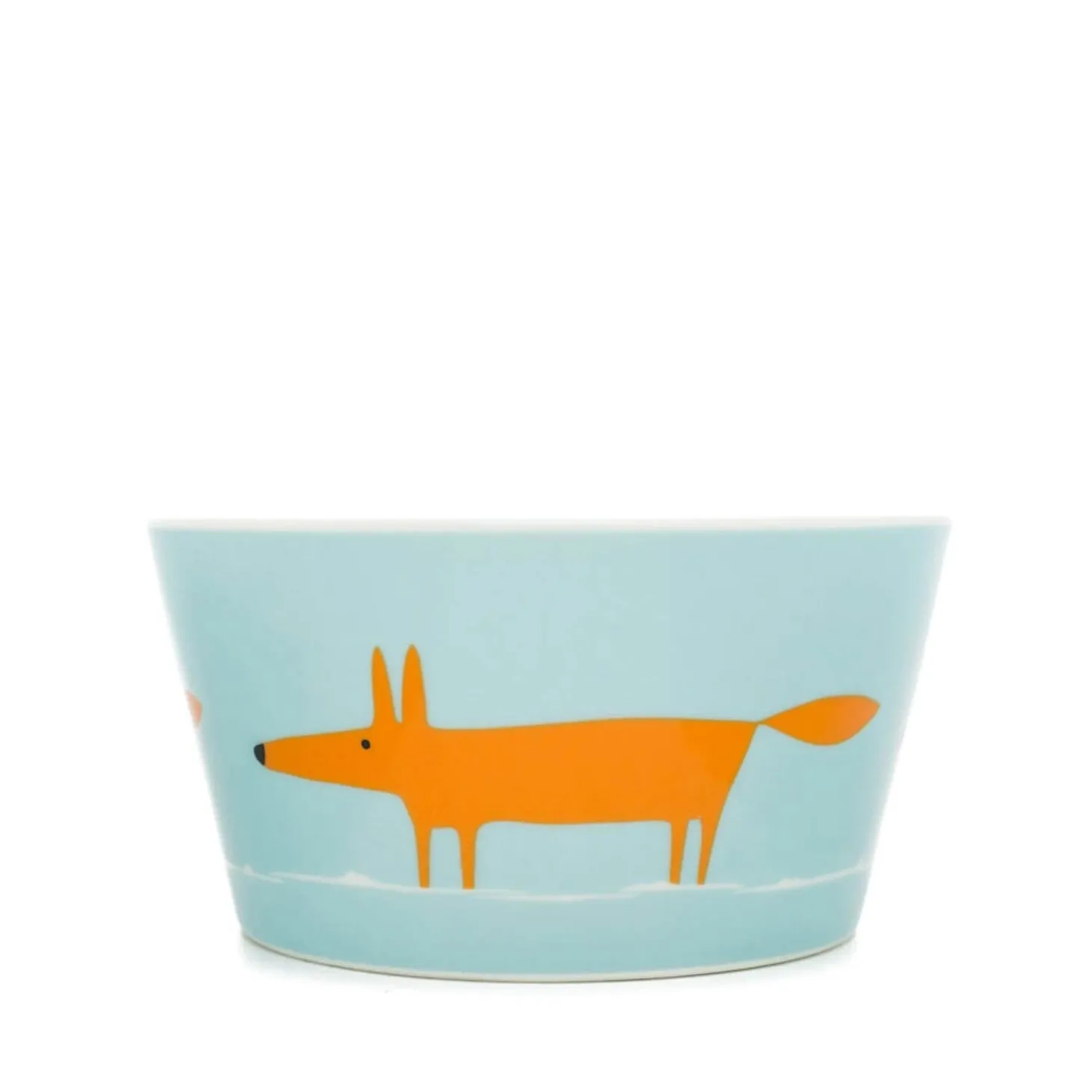 Scion Living Mr Fox Bowl - Duck Egg & Orange