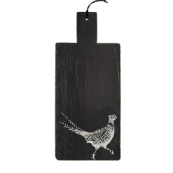 Selbrae House Large Slate Serving Paddle - Pheasant