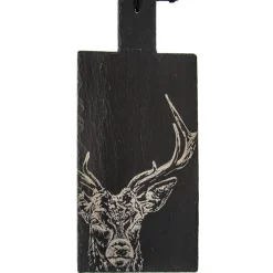Selbrae House Large Slate Serving Paddle - Stag Prince