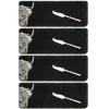 Selbrae House 4-Piece Mini Slate Cheese Board & Knife Set - Highland Cow