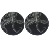 Selbrae House Set of 2 Round Slate Place Mats - Octopus