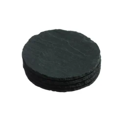 Selbrae House Set of 4 Slate Coasters - Round