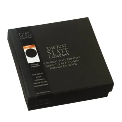 Selbrae House Set of 4 Slate Coasters - Round