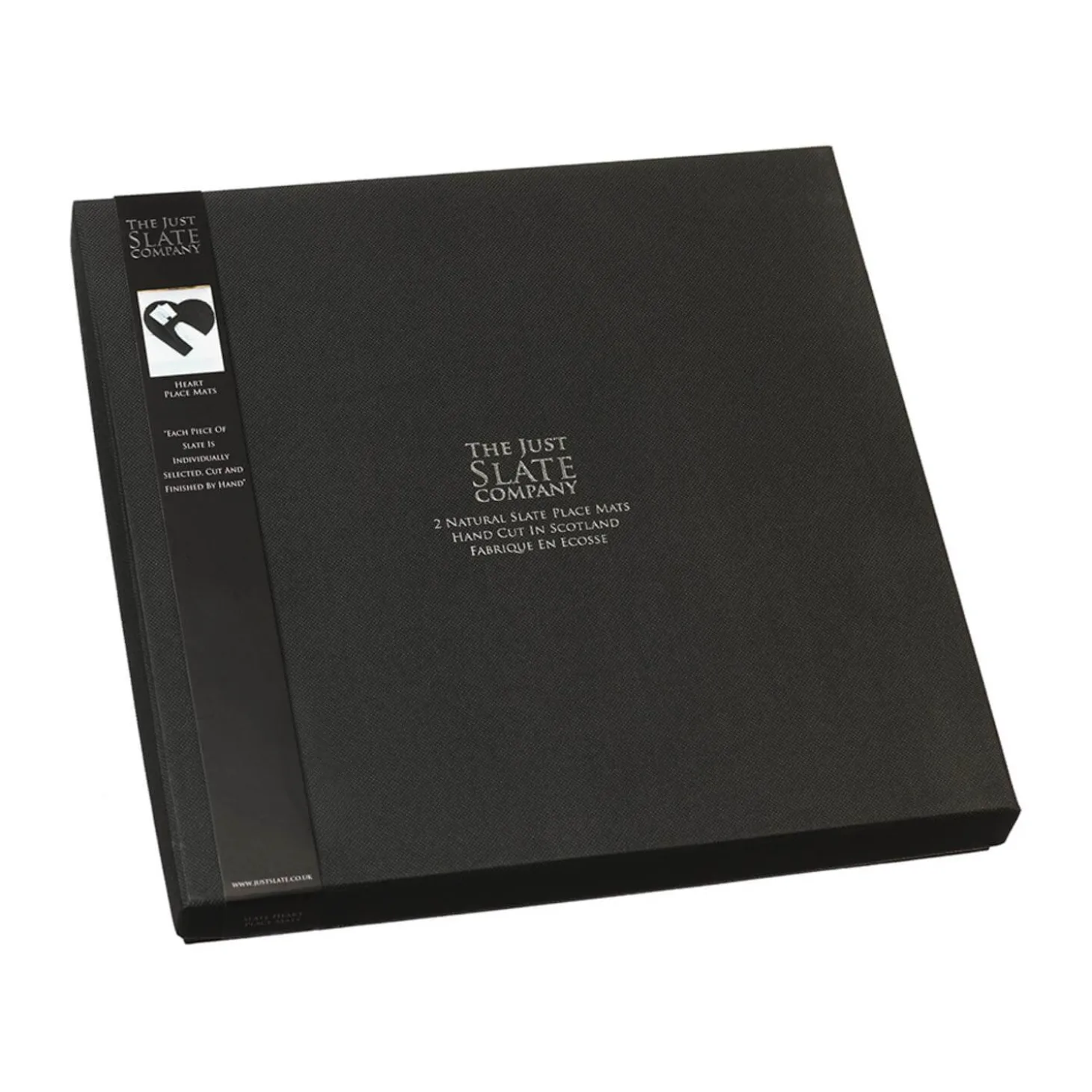 Selbrae House Set of 2 Slate Placemats - Heart