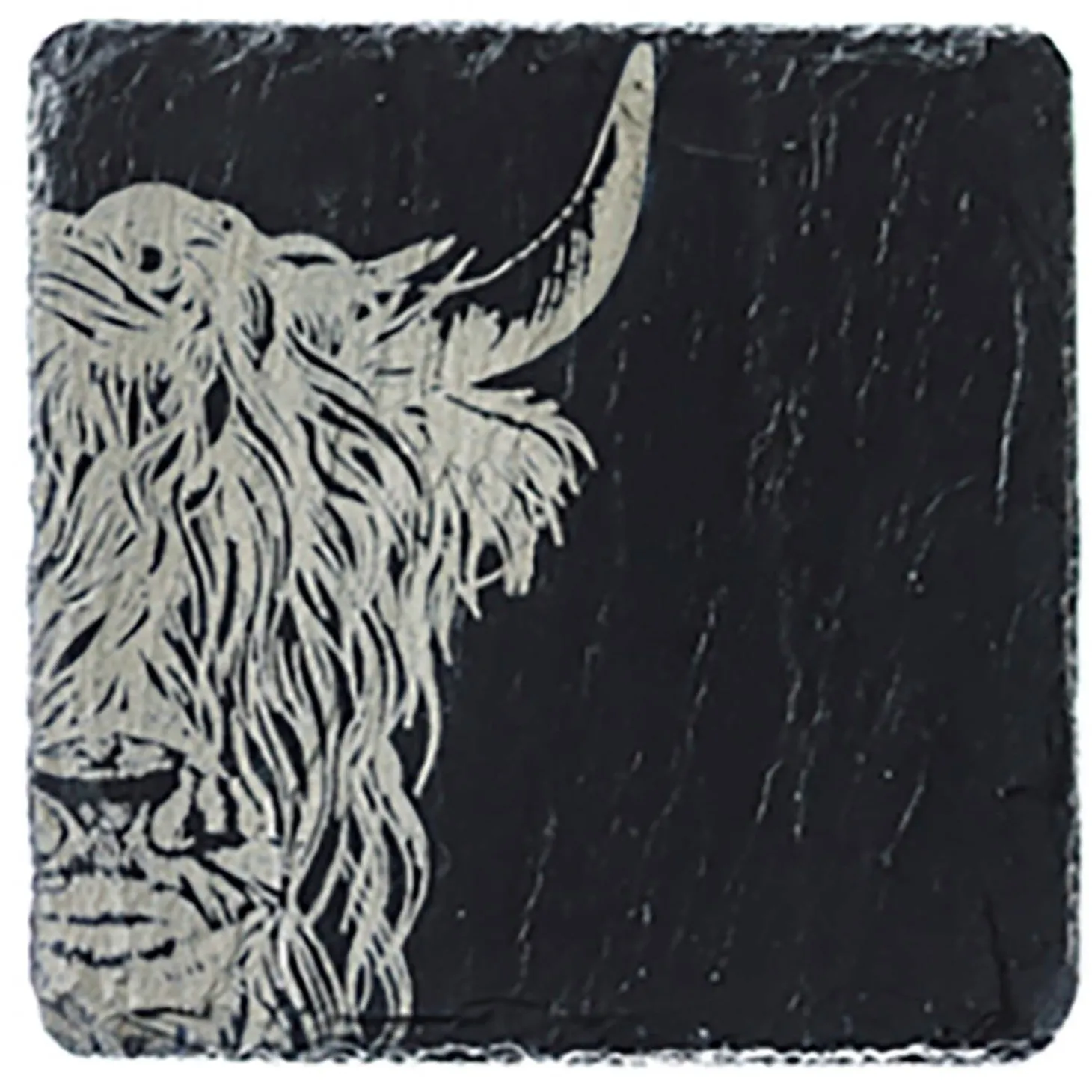 Selbrae House Slate Coaster - Highland Cow