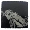 Selbrae House Slate Coaster - Vintage Racing Car