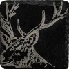 Selbrae House Slate Coaster - Stag