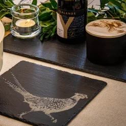 Selbrae House Slate Pot Stand - Pheasant