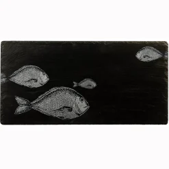 Selbrae House Slate Table Runner - Fish Repeat
