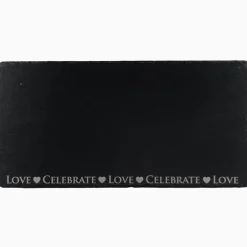 Selbrae House Slate Table Runner - Love & Celebrate