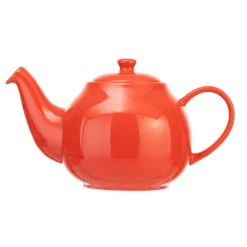 Siip 2 Cup Solid Glaze Stoneware Teapot - Red