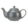 Siip 6 Cup Solid Glaze Stoneware Teapot - Grey