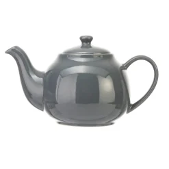Siip 6 Cup Solid Glaze Stoneware Teapot - Grey