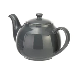 Siip 6 Cup Solid Glaze Stoneware Teapot - Grey