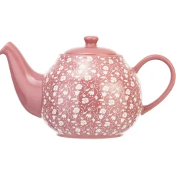 Siip 6 Cup Stoneware Teapot - Ditsy Floral Pink