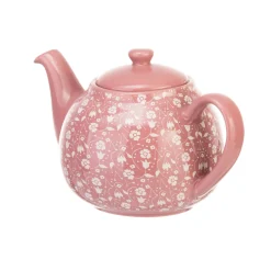 Siip 6 Cup Stoneware Teapot - Ditsy Floral Pink