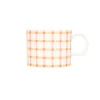 Siip Gingham Short China 300ml Mug - Pink