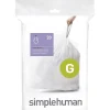 Simplehuman Code G Custom Fit Bin Liners - Pack of 20